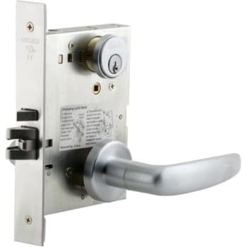 Image for Schlage Satin Chrome 07A Field Reversible Classroom Mortise Lever Lock from HD Supply