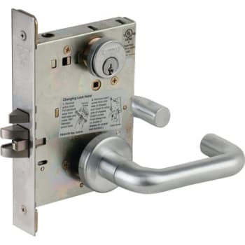 Image for Schlage Satin Chrome 03A Office Mortise Lock from HD Supply