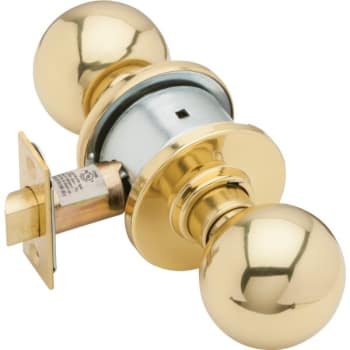 Image for Schlage A Series Polished Brass Passage Cylindrical Lockset from HD Supply