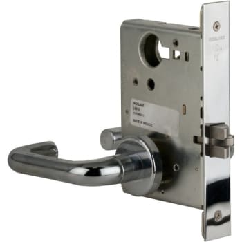 Image for Schlage Bright Chrome 03a Passage Mortise Lock from HD Supply