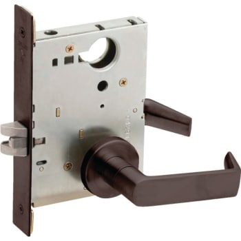 Image for Schlage Oil-Rubbed Bronze 06A Passage Mortise Lock from HD Supply