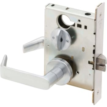 Image for Schlage Satin Chrome 06a Privacy Mortise Lock from HD Supply