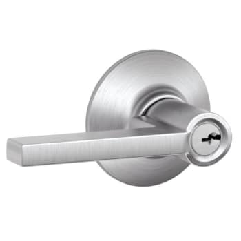 Image for Schlage® Latitude F Series Lever, Entry, Grade Aaa, Satin Chrome from HD Supply