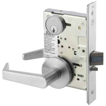 Image for Yale Satin Chrome Aur Trim Mortise Classroom Lock from HD Supply