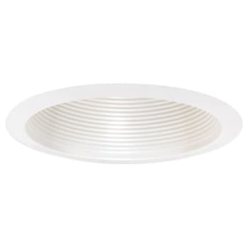 Image for Generation Lighting Traditional White Recessed 6" Open Cone Shower Trim from HD Supply
