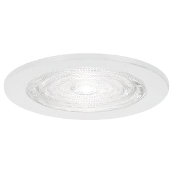 Image for Generation Lighting Traditional White Recessed 4" Fresnal Glass Shower Trim from HD Supply
