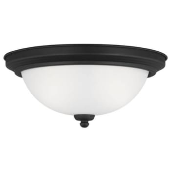 Sea Gull Lighting® 2-Light LED Flush Mount Light (Black)