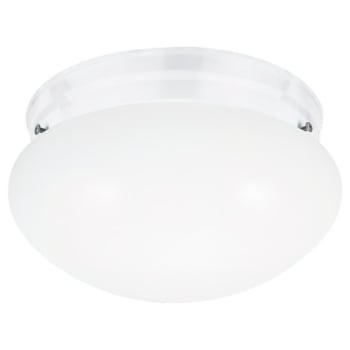 Image for Sea Gull Lighting® LED Traditional White Webster One Light Ceiling Flush Mount from HD Supply