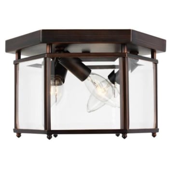 Image for Sea Gull Lighting® Bretton 8.75 In. 3-Light Led Flush Mount Light (Heirloom Bronze) from HD Supply