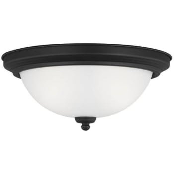 Sea Gull Lighting® 2-Light Led Flush Mount Light (Midnight Black)