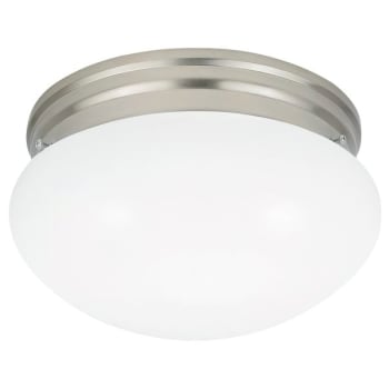 Image for Sea Gull Lighting® Webster 1-Light Flush Mount Light (Brushed Nickel) from HD Supply