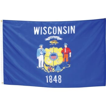 Image for Valley Forge Flag® State Flag Wisconsin 6' X 4' from HD Supply