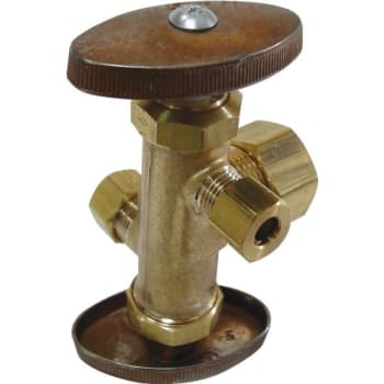 Image for BrassCraft® Replacement For Multi-Turn Dual Outlet/Dual Shutoff Stop Valve 1/2" from HD Supply