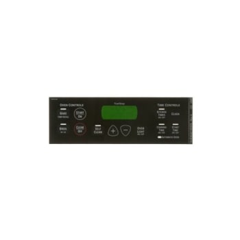 Image for General Electric Replacement Black Touch Pad Overlay For Oven, Part #wb27t10675 from HD Supply