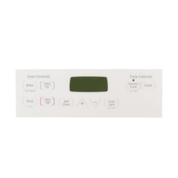 General Electric Replacement Control Overlay For Range, Part #wb27k10413