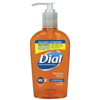 Dial 7.5 Oz Gold Antimicrobial Liquid Hand Soap (Floral) (12-Carton)
