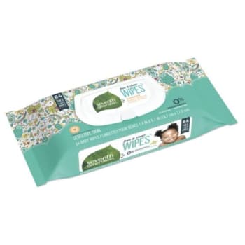 Image for Seventh Generation Free & Clear Baby Wipes, Unscented, White, 64/pk, 12 Pk/ct from HD Supply