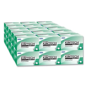 Image for Kimwipes Delicate Task Wipers, 1-Ply, 4.4 X 8.4, Unscented, White, 280/Box, 30 Boxes/Carton from HD Supply