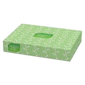 Image for Surpass Facial Tissue, 2-Ply, 125 Tissues/Box, 60 Boxes/Carton from HD Supply