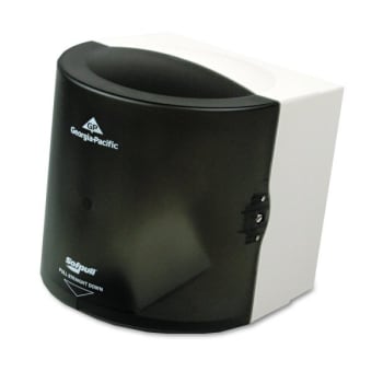 Image for Georgia-Pacific SofPull Center Pull High-Capacity Paper Towel Dispenser (Translucent Smoke) from HD Supply