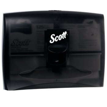 Scott® Personal Seat Cover Dispenser (09506), Black, 17.5" X 13.25" X 2.25"