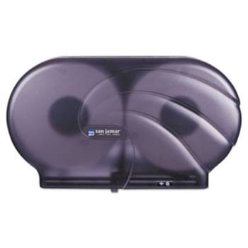 Image for San Jamar Oceans 2-Roll Toilet Paper Dispenser (Pearl Black) from HD Supply