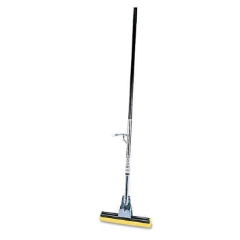 Image for Rubbermaid Commercial 12 In Steel Roller Yellow Sponge Mop Frame W/ Handle (2-Pack) from HD Supply
