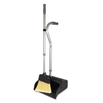 Image for Unger 12 X 45 In Telescopic Ergonomic Dust Pan W/ Broom (Gray/silver) from HD Supply
