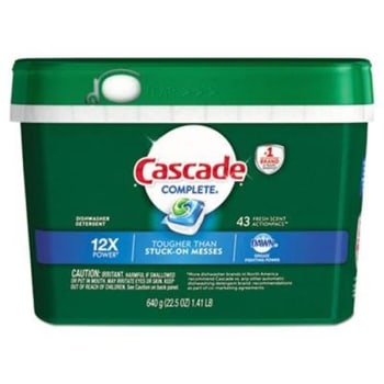 Image for Cascade Complete 22.5 Oz. Dishwasher Detergent (43-Pack) from HD Supply