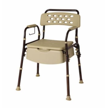 Medline Industries Bedside Commode With Micro Ban