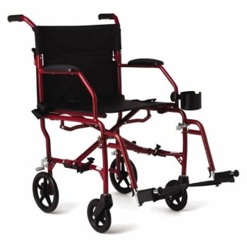 Image for Medline Industries Ultralight Transport Chairs, Red from HD Supply