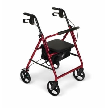 Image for Medline Industries Empower Rollator, Red from HD Supply