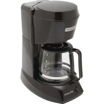 Image for Hamilton Beach Aroma Elite 4 Cup Coffeemaker Black Glass Carafe from HD Supply
