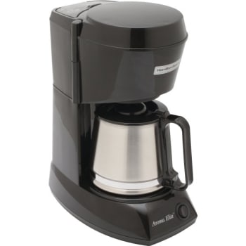 Image for Hamilton Beach 4 Cup Coffeemaker Black Stainless Steel Carafe from HD Supply