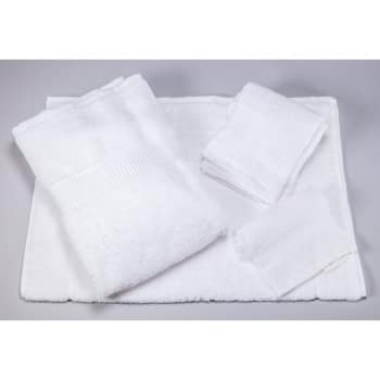 Best Western Enova™ Green Basic Bath Towel, 24x52", 12 Lbs/Dz, White, Case Of 36