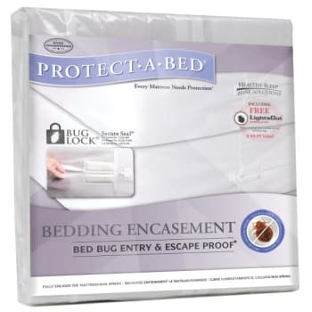 Protect-A-Bed Non-Waterproof Bed Bug Encasement, Queen 60x80x9" (8-Case)