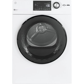 GE® 4 cu.ft. Electric Dryer, 240 Volt, 10 Cycles, White