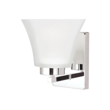 Sea Gull Lighting® Bayfield 5 in. 1-Light Incandescent Wall Sconce (Chrome)