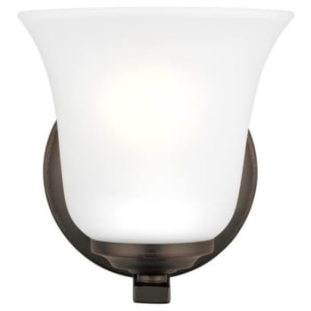 Image for Generation Lighting Emmons 100 Watts One Light Bath Sconce Bronze from HD Supply