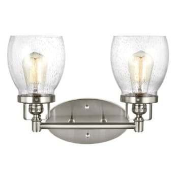 Image for Generation Lighting Belton 60 Watts Two Light Bath Sconces Brushed Nickel from HD Supply