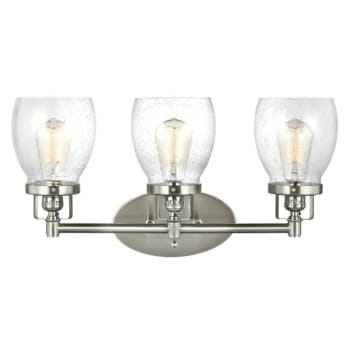Image for Sea Gull Lighting® Belton 21 In. 3-Light Incandescent Bath Vanity Fixture (Brushed Nickel) from HD Supply