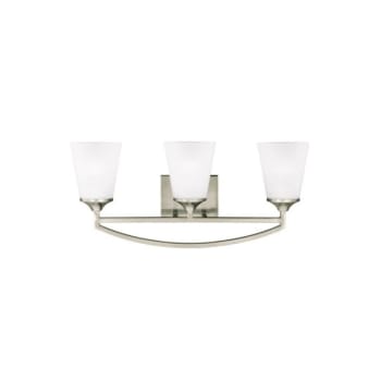 Image for Sea Gull Lighting® Hanford 24 in. 3-Light Incandescent Bath Vanity Fixture (Brushed Nickel) from HD Supply