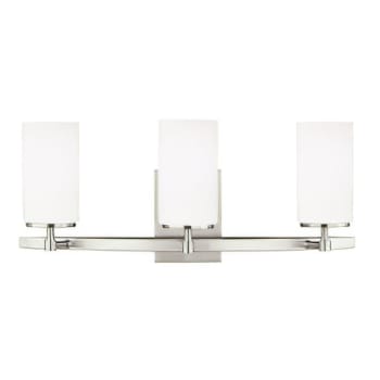 Image for Generation Lighting Alturas 9.5 Watts Three Light Bath Sconces Brushed Nickel from HD Supply