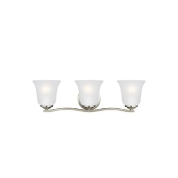 Image for Sea Gull Lighting® Emmons 23.25 In. 100w 3-Light Incandescent Bath Vanity Fixture (Brushed Nickel) from HD Supply