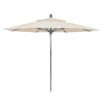 Fiberbuilt® Lucaya Natural Marine Umbrella With Aluminum Pole 8'