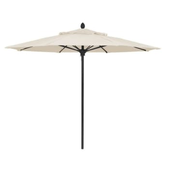 Fiberbuilt® Lucaya Natural Marine Umbrella With Black Pole 8'
