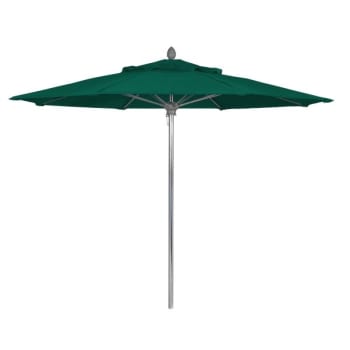 Fiberbuilt® Lucaya Forest Green Marine Umbrella With Aluminum Pole 9'