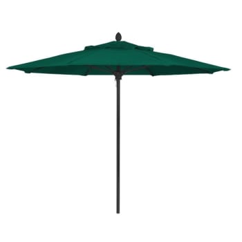 Image for Fiberbuilt® Lucaya Forest Green Marine Umbrella With Black Pole 9' from HD Supply