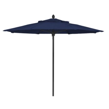 Image for Fiberbuilt® Lucaya Captains Navy Marine Umbrella With Black Pole 9' from HD Supply