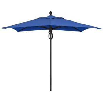 Image for Fiberbuilt® Lucaya Pacific Blue Marine Umbrella With Black Pole 6' from HD Supply